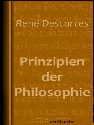 cover image of Prinzipien der Philosophie